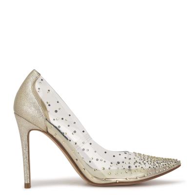 Nine West Franca Kleider Pumps Damen Silber | 3756JIYTM