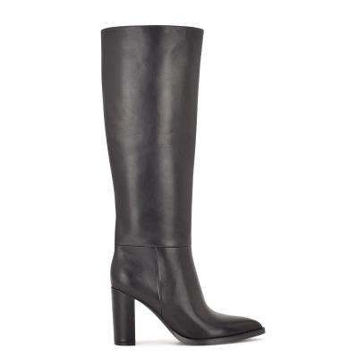 Nine West Hiya Stiefel mit Absatz Damen Schwarz | 5104RSEYM