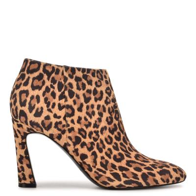 Nine West Raze Kleider Stiefeletten Damen Leopard | 4061FTNOM