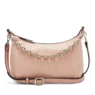 Nine West Ronnie Top Zip Shoulder Bag Schultertaschen Damen Rosa | 8710QNAIU