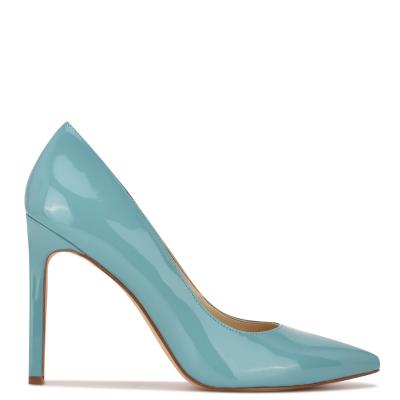 Nine West Tatiana Pointy Kappe Pumps Damen Blau | 7108UDGAC