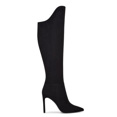 Nine West Teleena Stiefel mit Absatz Damen Schwarz | 3105SCDBZ