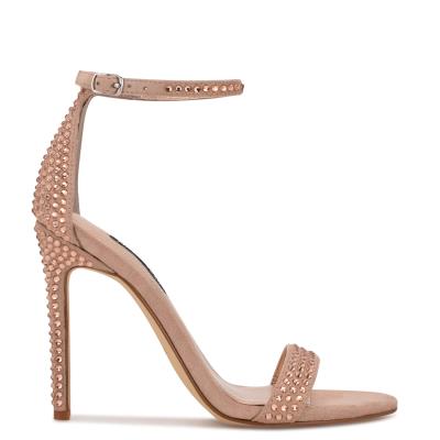 Nine West Toria Ankle Riemchensandalen Damen Rosa | 7630KZLAG