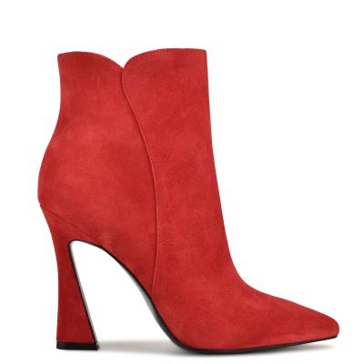 Nine West Torrie Kleider Stiefeletten Damen Rot | 2510RABDG