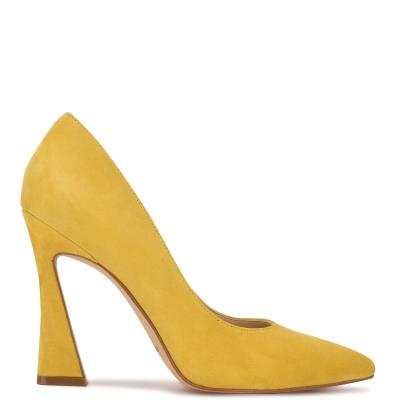 Nine West Trendz Pointy Kappe Pumps Damen Gelb | 8547BUXKC