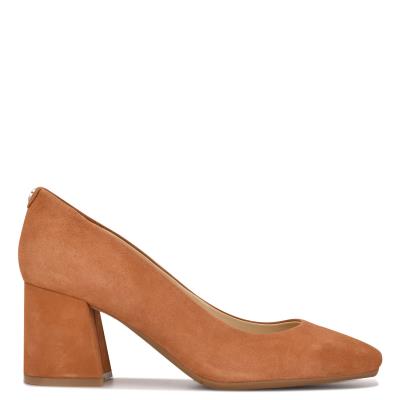 Nine West Vibe 9x9 Block Heel Pumps Damen Senfgelb | 7986AIDGR