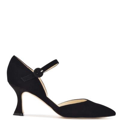 Nine West Wanah Pointy Kappe Pumps Damen Schwarz | 2738MPDLG