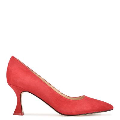 Nine West Workin Pointy Kappe Pumps Damen Rot | 5093WZVUS