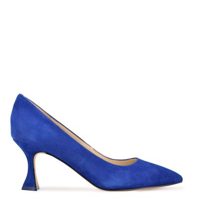 Nine West Workin Pointy Kappe Pumps Damen Tiefesblau | 9021XHUWB